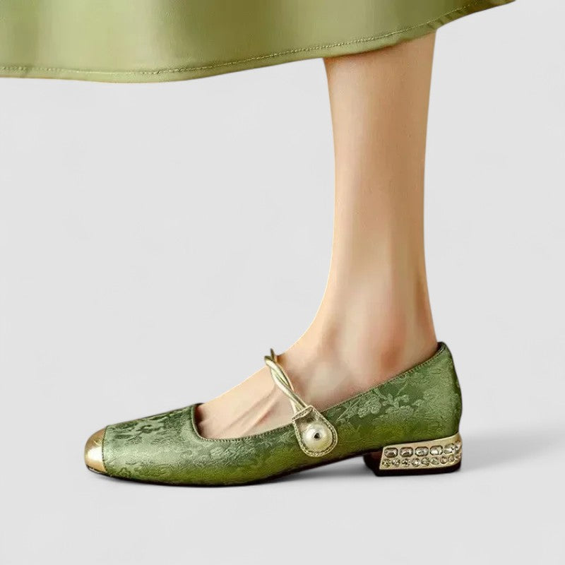 Christa | Damen Orthopädische Mary Jane Niedrig-Absatz-Schuhe