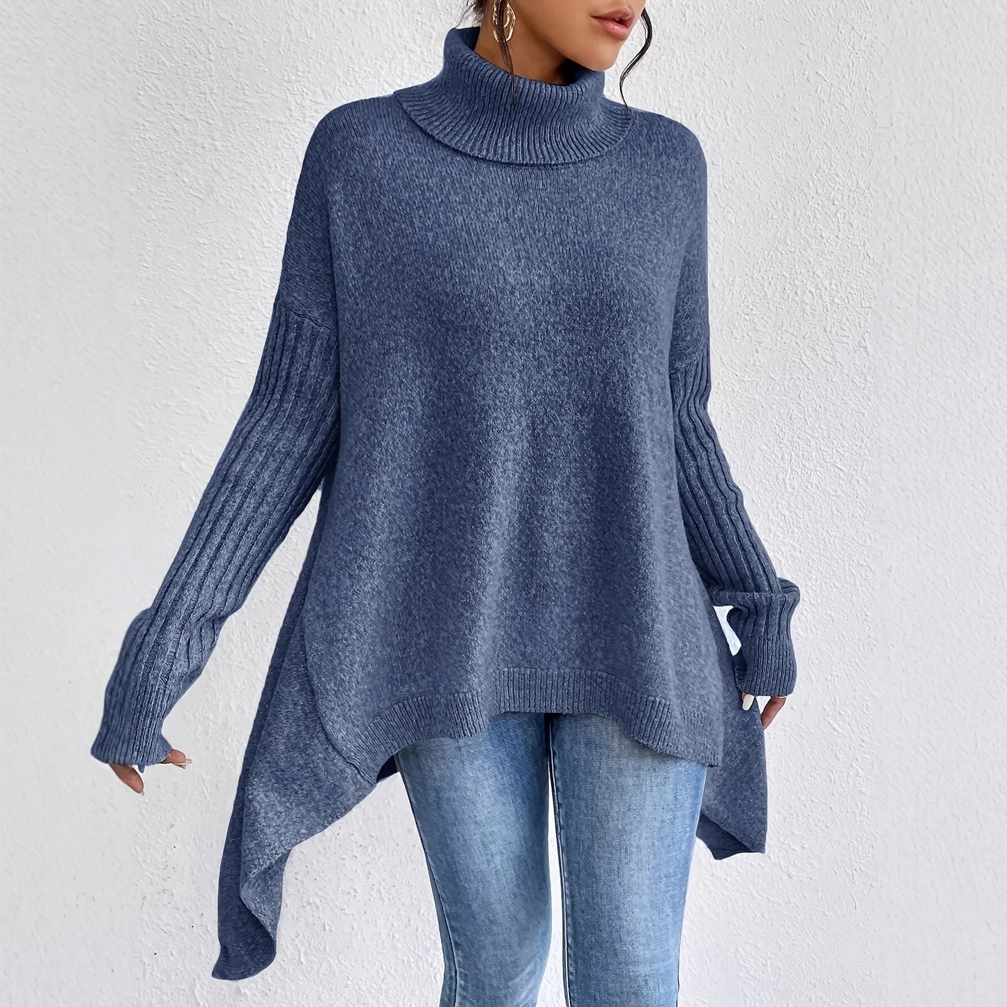 Annika | Damen Herbst Kaschmir Rollkragenpullover