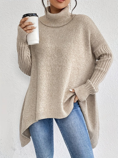 Annika | Damen Herbst Kaschmir Rollkragenpullover