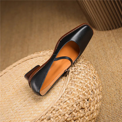 Maria | Damen Frühlings-Sandalen mit Riemen und Blockabsatz