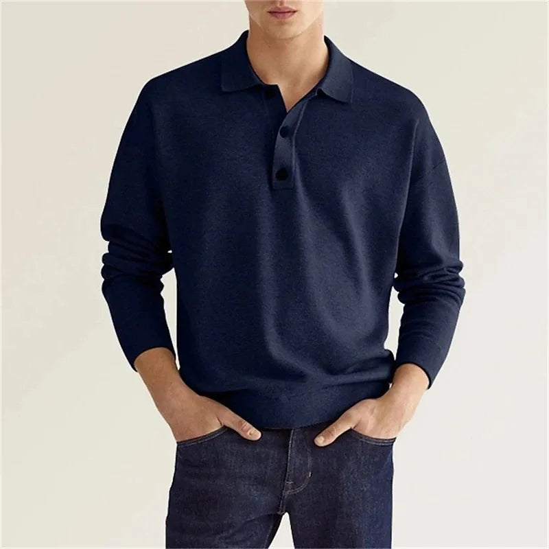 Rainer | Herren Langarm-Casualhemd