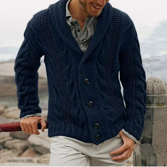 Andreas | Damen Frühlings Cardigan Mit Knopfleiste Und Schalkragen