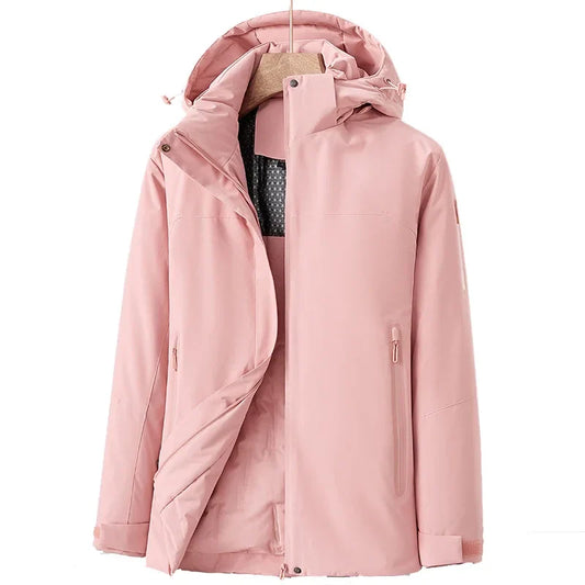 Lena | Damen Wasserdichte Winterjacke mit Fleece-Futter