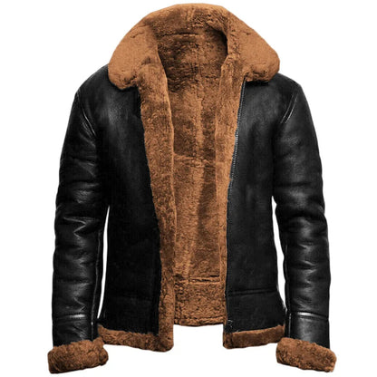 Robert | Herren Warme Winterjacke mit Fellfutter