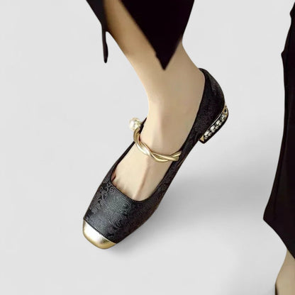Christa | Damen Orthopädische Mary Jane Niedrig-Absatz-Schuhe