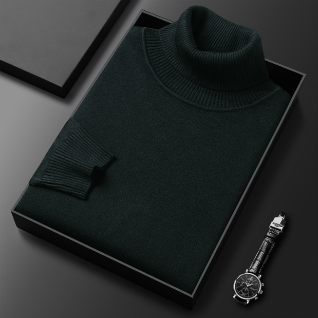 Peter | Herren Lässiger Rollkragenpullover für den Frühling