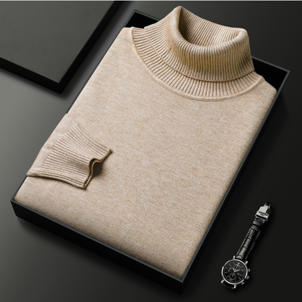 Peter | Herren Lässiger Rollkragenpullover für den Frühling