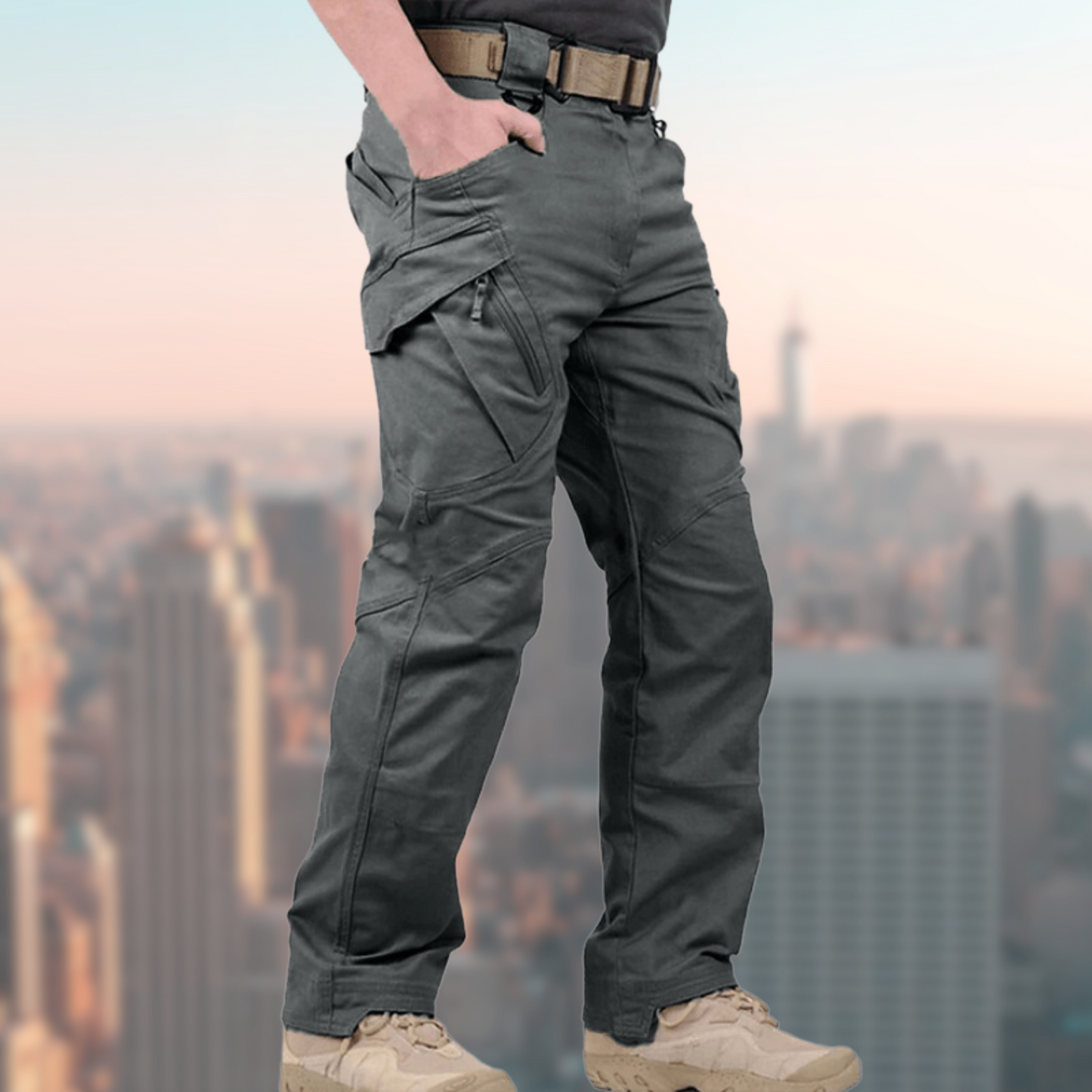 Wilhelm | Herren Taktische Cargo-Hose mit mehreren Taschen