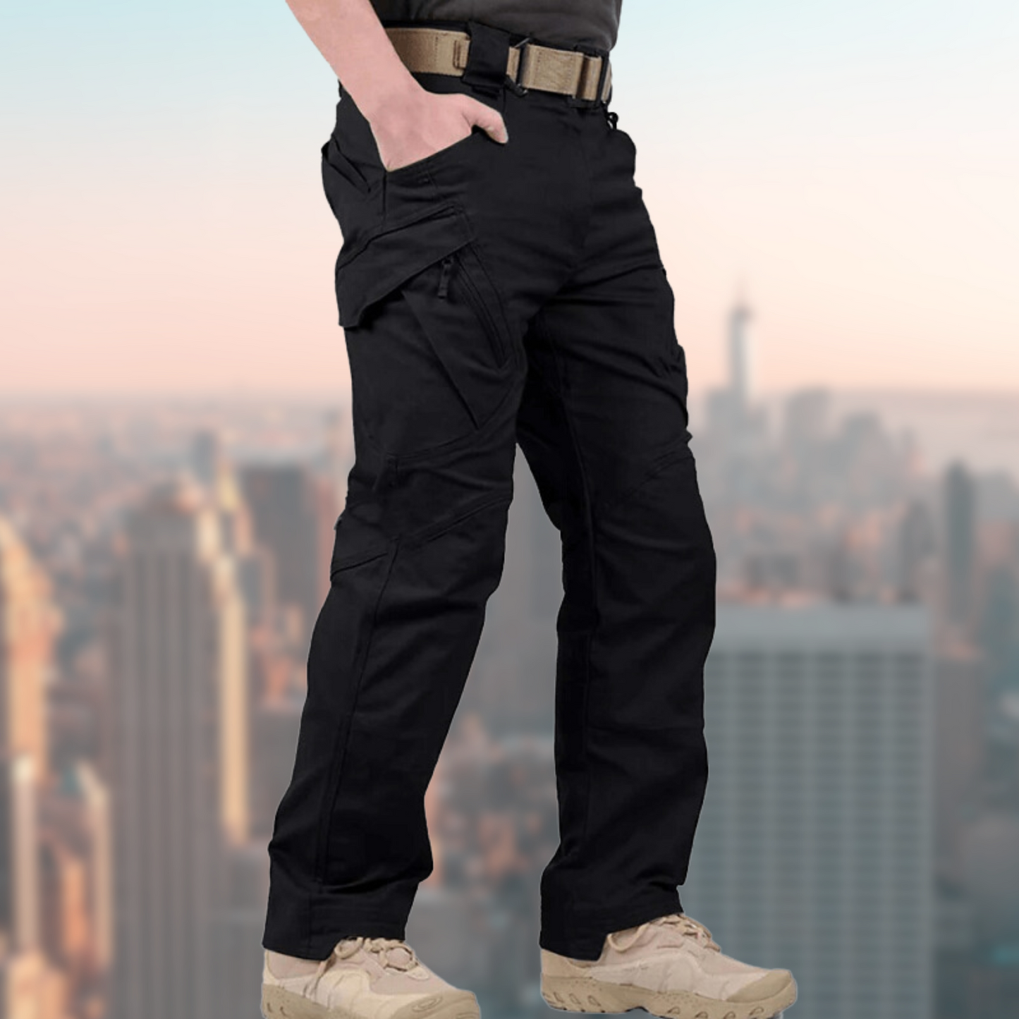 Wilhelm | Herren Taktische Cargo-Hose mit mehreren Taschen