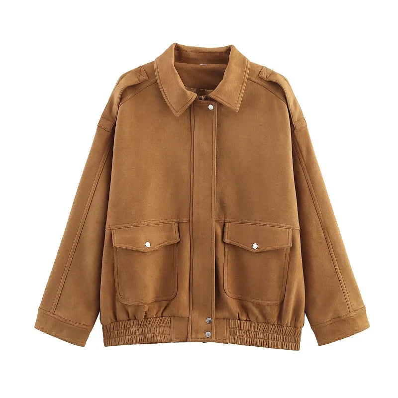 Britta | Damen Jacke mit Taschen und lockerer Passform