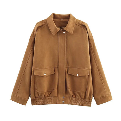 Britta | Damen Jacke mit Taschen und lockerer Passform