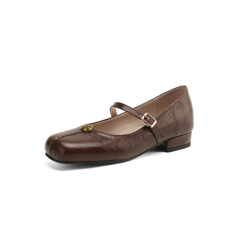 Carmen | Damen Frühlings Ballerinas mit Riemen