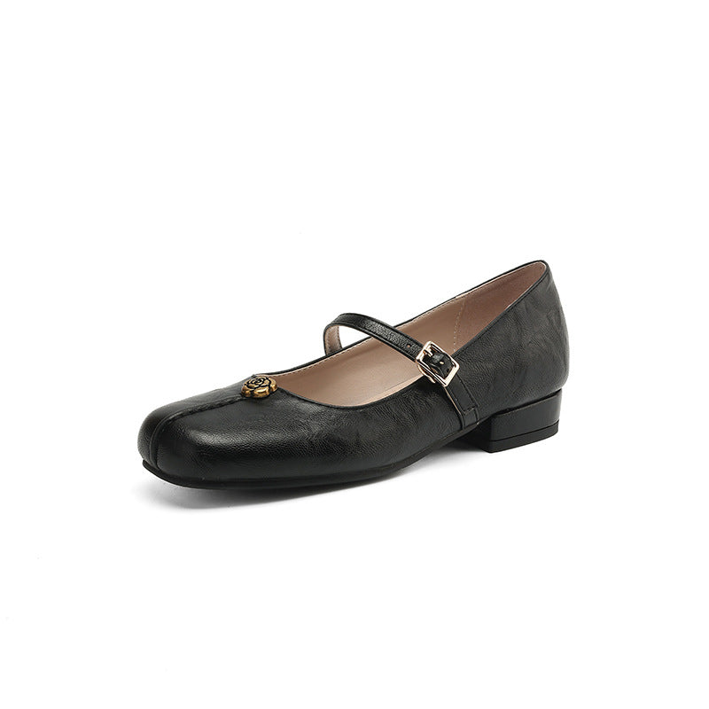 Carmen | Damen Frühlings Ballerinas mit Riemen