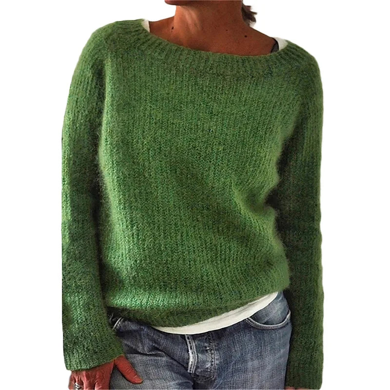 Susanne | Damen Locker Geschnittenes Oberteil für Pullover