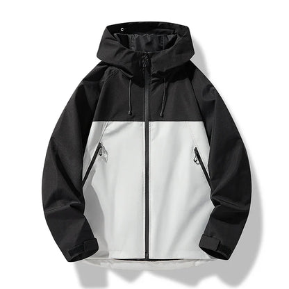 Stefan | Herren Wasserdichte Kapuzen Winddichte Shell Jacke