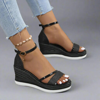 Helga | Damen Slingback Eckige Zehen Flache Schuhe
