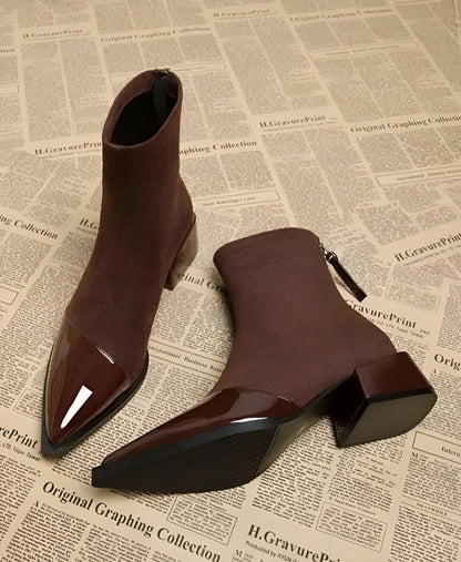 Magdalena | Damen Herbst Stiefeletten mit Blockabsatz