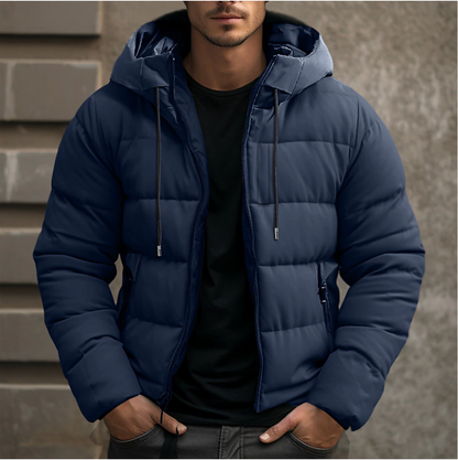Richard | Herren Warme Steppjacke mit Kapuze