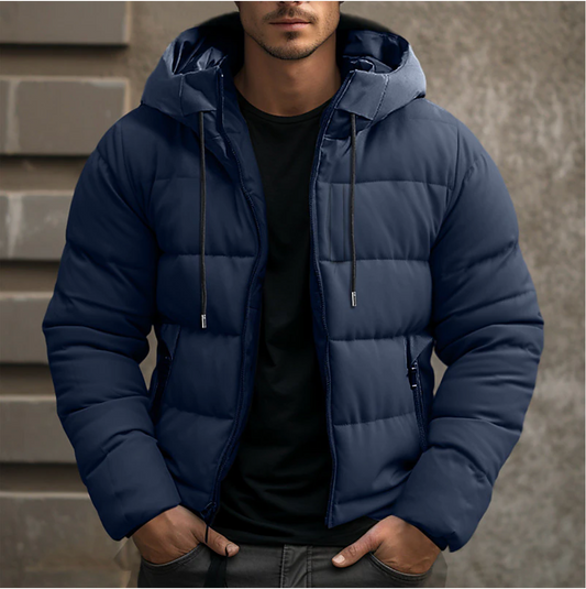 Richard | Herren Warme Steppjacke mit Kapuze