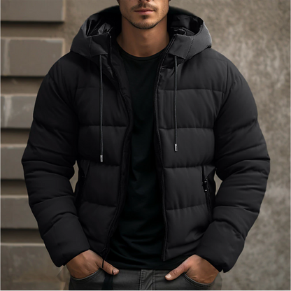 Richard | Herren Warme Steppjacke mit Kapuze