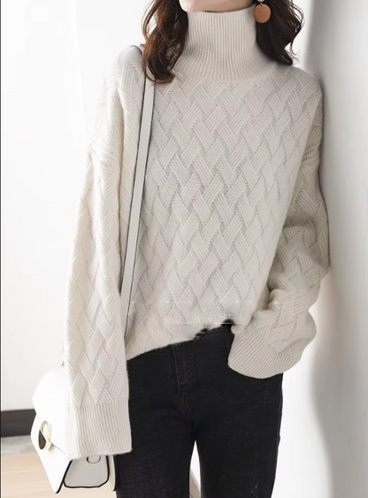 Laura | Damen Rollkragenpullover für den Frühling
