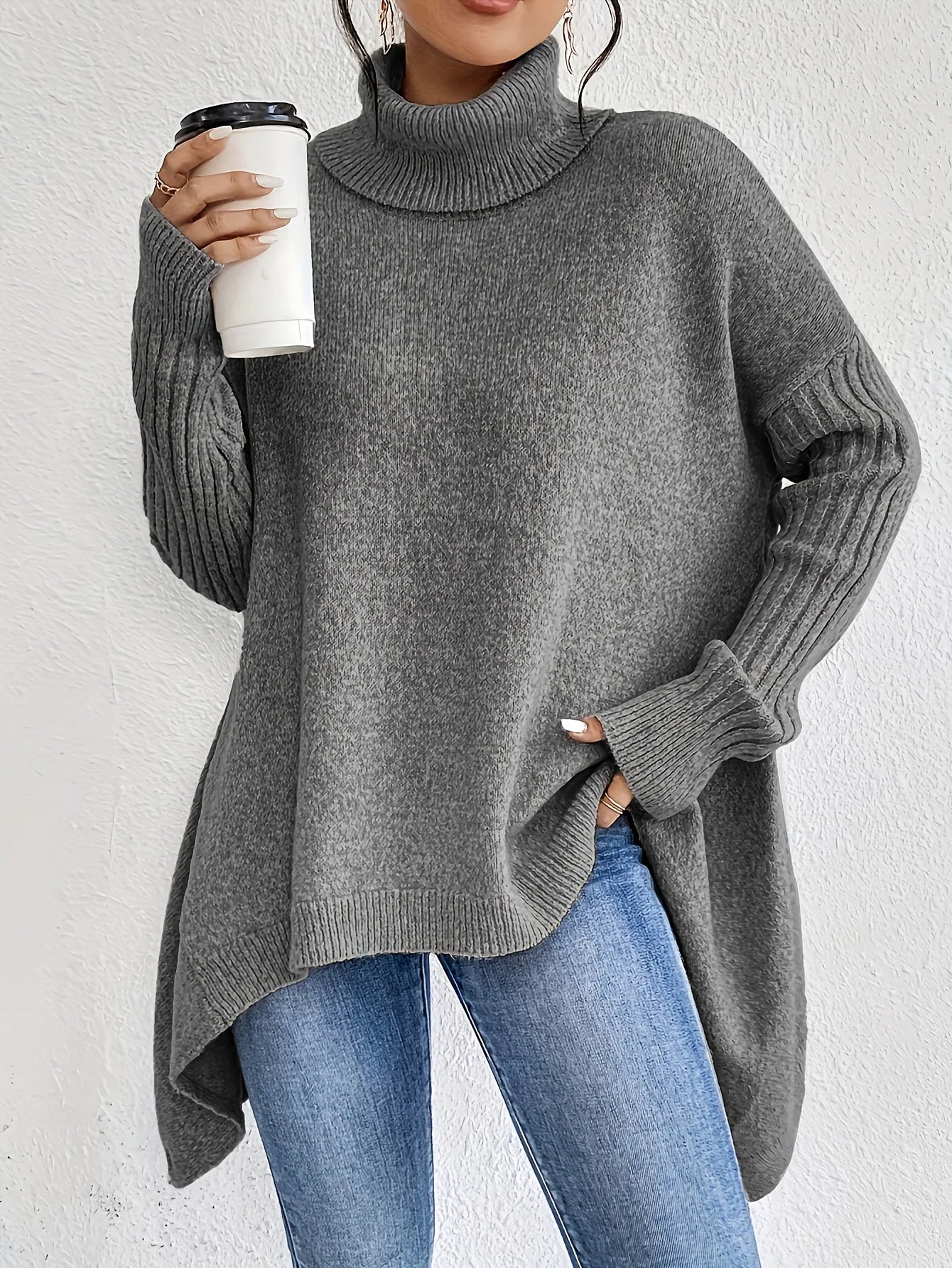 Annika | Damen Herbst Kaschmir Rollkragenpullover