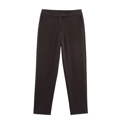 Helga | Schickes Formelles Anzugset mit Tailliertem Langen Blazer für Damen