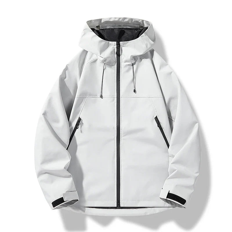 Stefan | Herren Wasserdichte Kapuzen Winddichte Shell Jacke