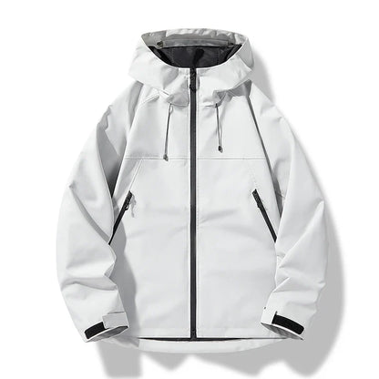 Stefan | Herren Wasserdichte Kapuzen Winddichte Shell Jacke