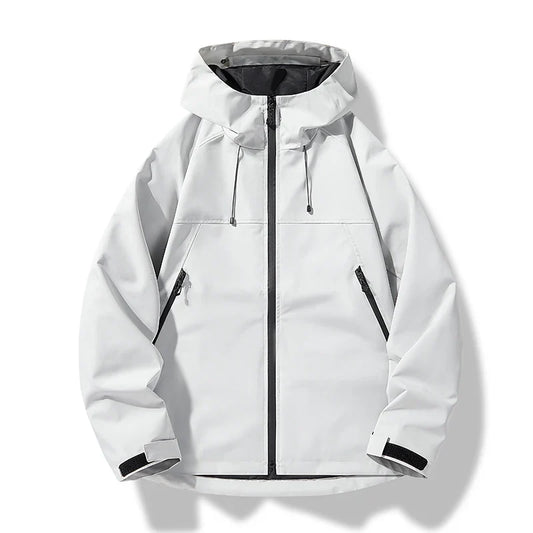 Stefan | Herren Wasserdichte Kapuzen Winddichte Shell Jacke