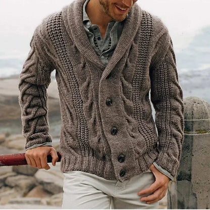 Andreas | Damen Frühlings Cardigan Mit Knopfleiste Und Schalkragen