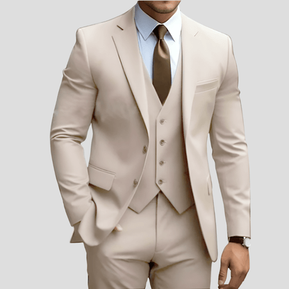 Florian | Herren Moderner Dreiteiliger Slim-Fit Anzug
