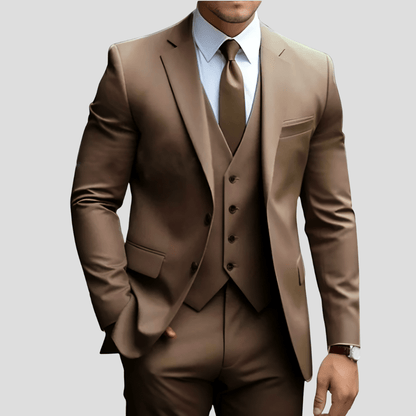 Florian | Herren Moderner Dreiteiliger Slim-Fit Anzug
