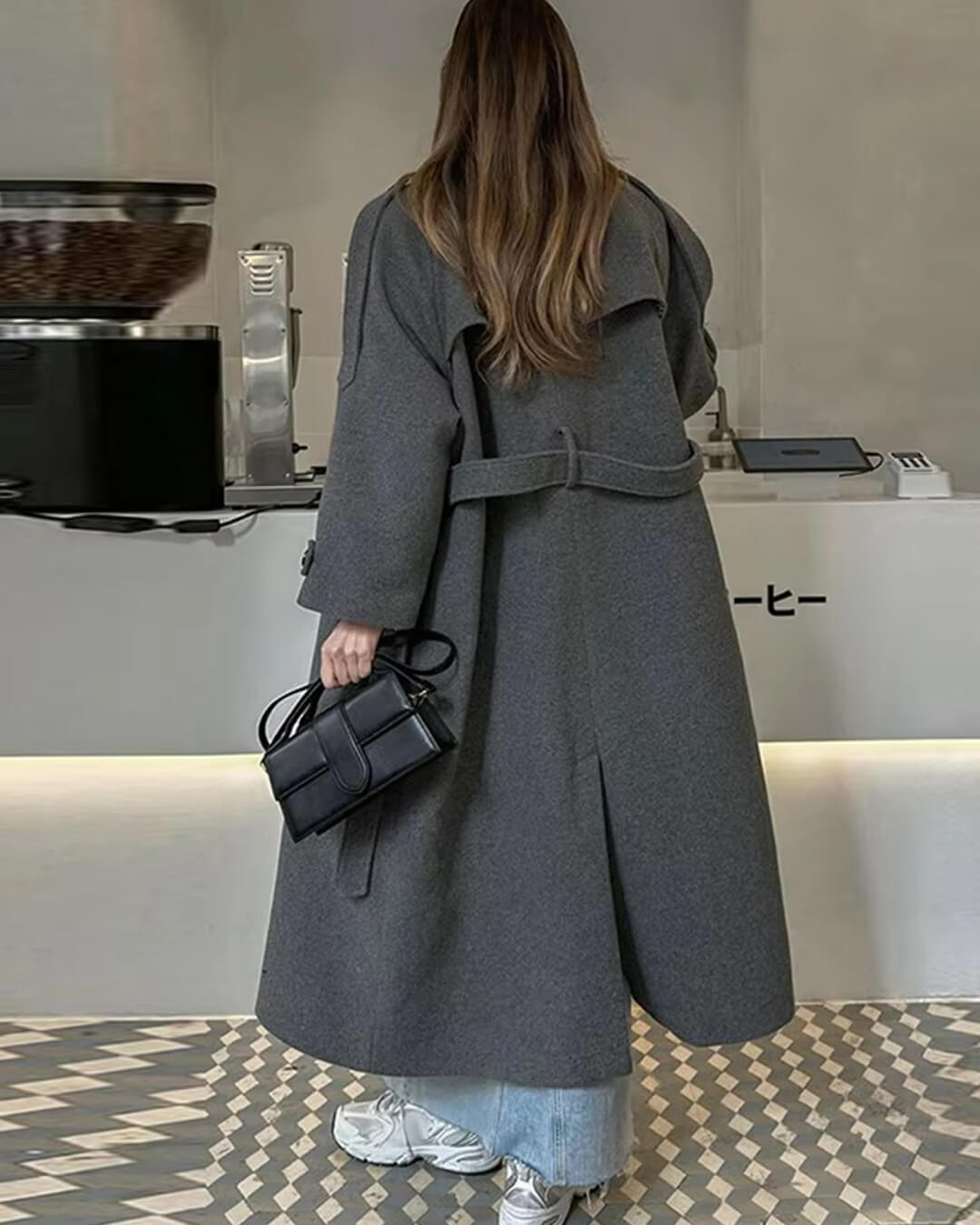 Gabriela | Damen Stilvoller und Vielseitiger Wollmantel