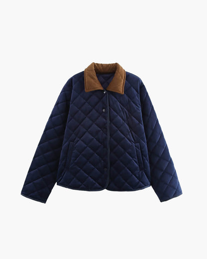 Jasmin | Stilvolle Herbst Stepp Freizeitjacke für Damen