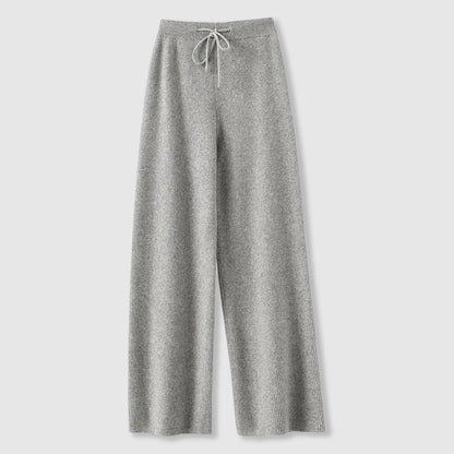 Birgit | Damen Herbst Strickhose mit weitem Bein