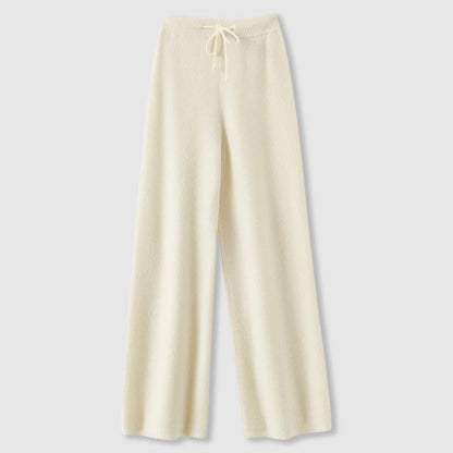 Birgit | Damen Herbst Strickhose mit weitem Bein