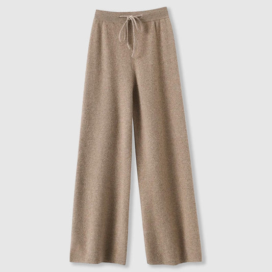 Birgit | Damen Herbst Strickhose mit weitem Bein