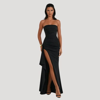 Kerstin | Damen Trägerloses Maxi Kleid für Hochzeitsgäste
