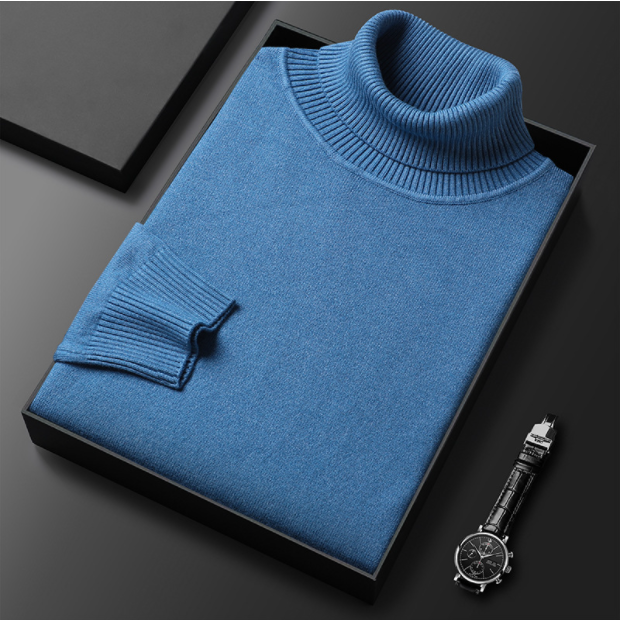 Peter | Herren Lässiger Rollkragenpullover für den Frühling