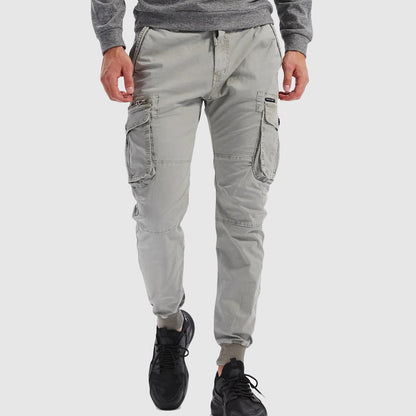Josef | Herren Frühlings Cargo Joggerhose Mit Taschen