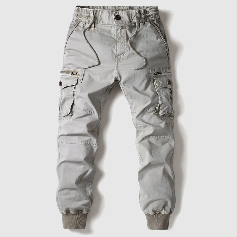 Josef | Herren Frühlings Cargo Joggerhose Mit Taschen