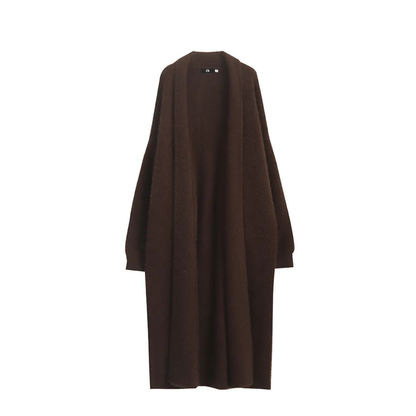 Barbara | Damen Frühling Longline Offener Cardigan