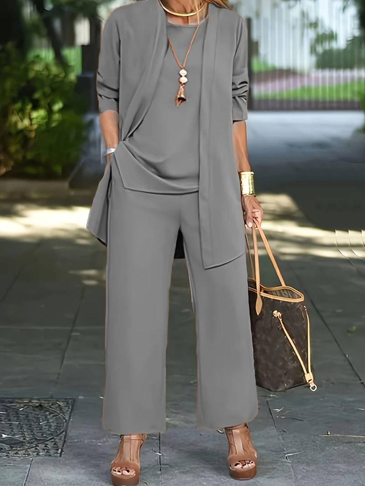 Jessica | Damen Freizeitset mit Langarmshirt und Relaxed Fit