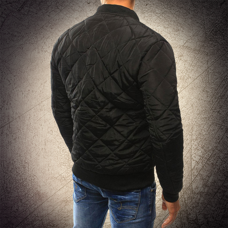 Gunnar | Herren Klassische Gesteppte Jacke mit Durchgehendem Reißverschluss