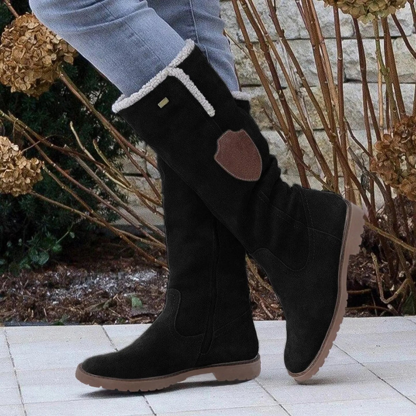 Doris | Damen Herbst Stiefel bis zum Knie