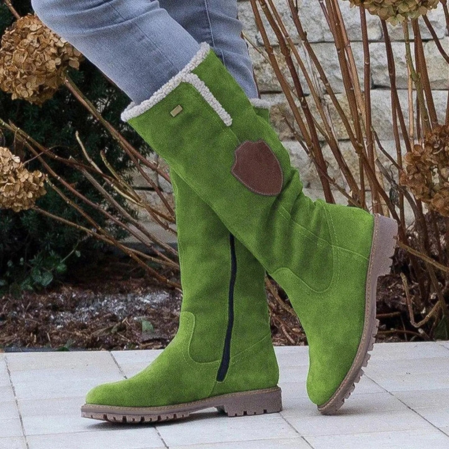 Doris | Damen Herbst Stiefel bis zum Knie