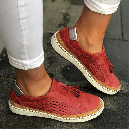 Hanna | Damen-Flache Freizeitschuhe mit dekorativen Quasten