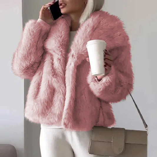 Sabina | Damen Kunstpelzjacke Wintermode
