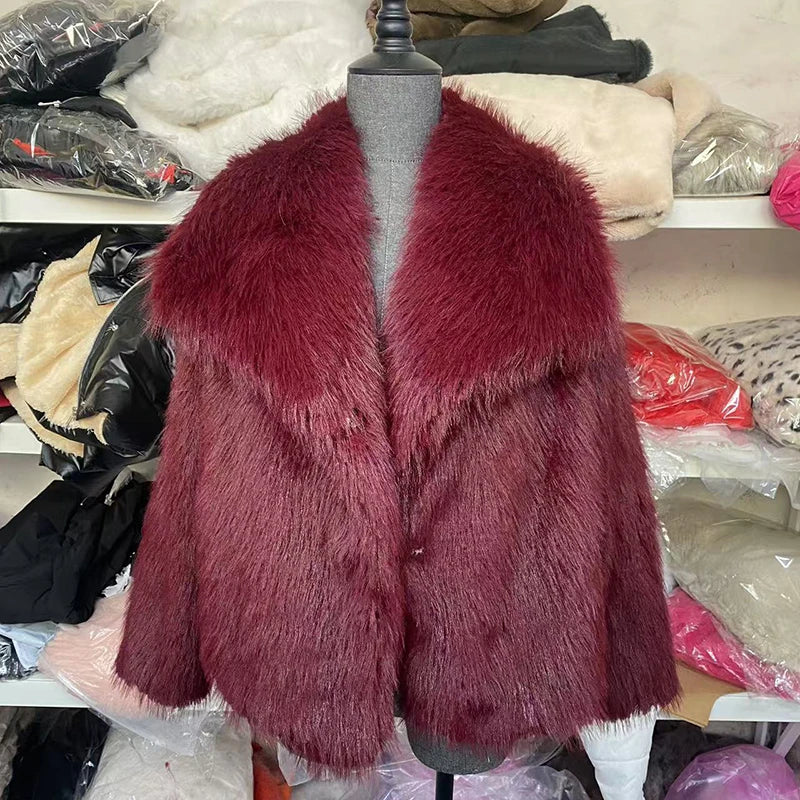 Sabina | Damen Kunstpelzjacke Wintermode